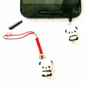 Panda Bear Cell Phone Charm Strap Anti-Dust